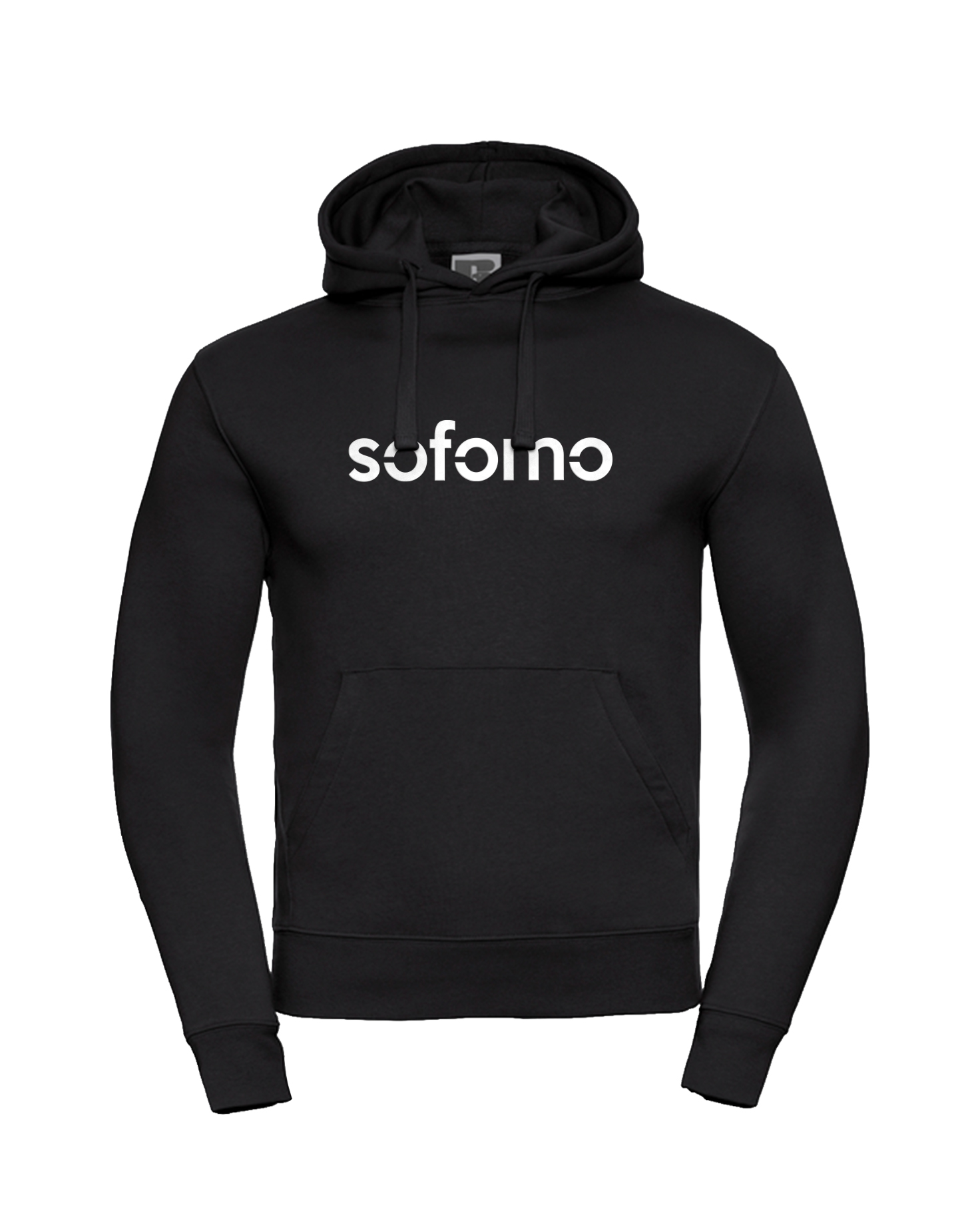 Bluza z kapturem męska z dużym logo pośrodku
