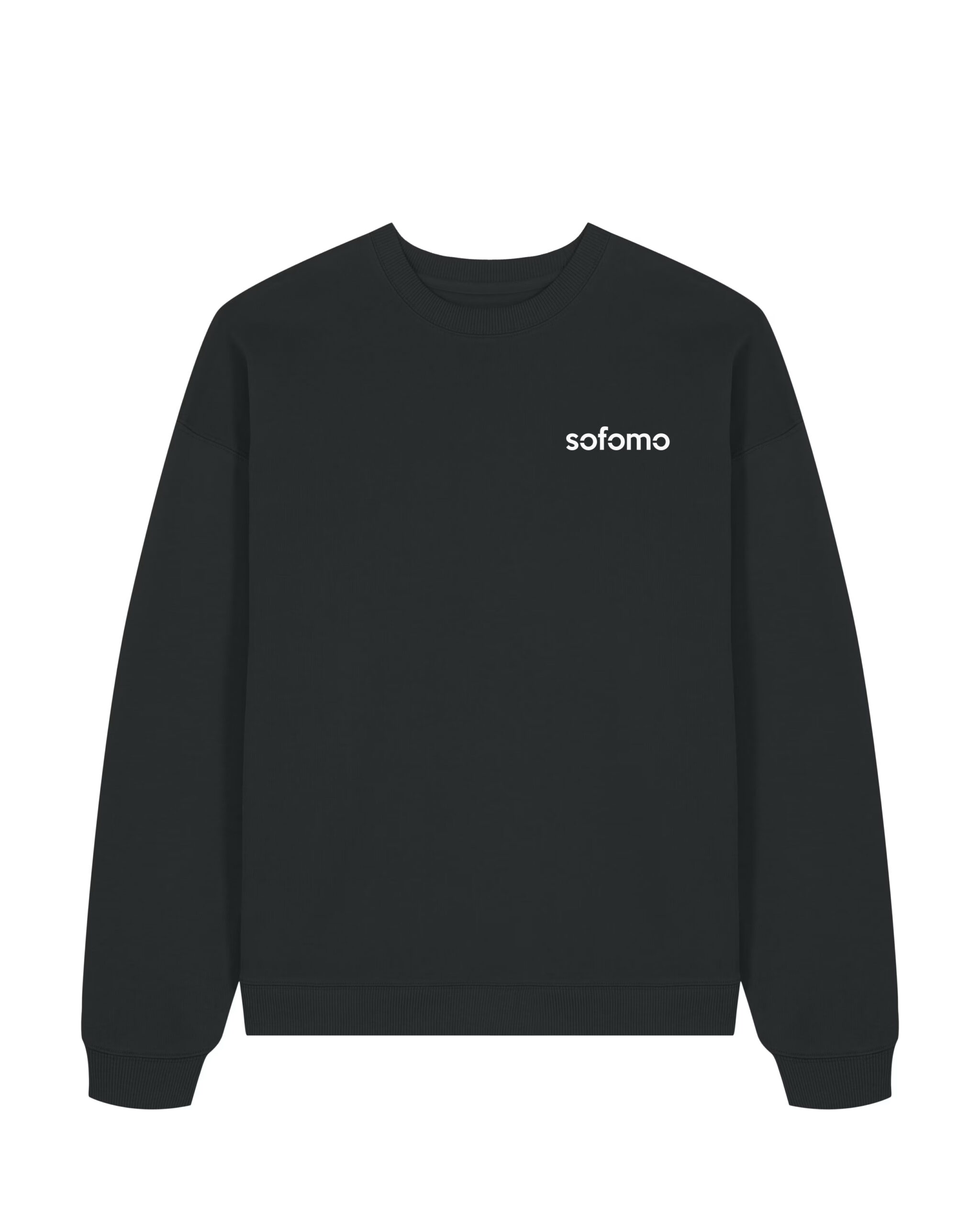 Bluza oversize, małe logo z grafiką na plecach